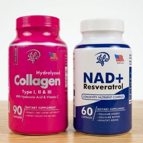 Combo Colágeno Hidrolizado + NAD+ Resveratrol