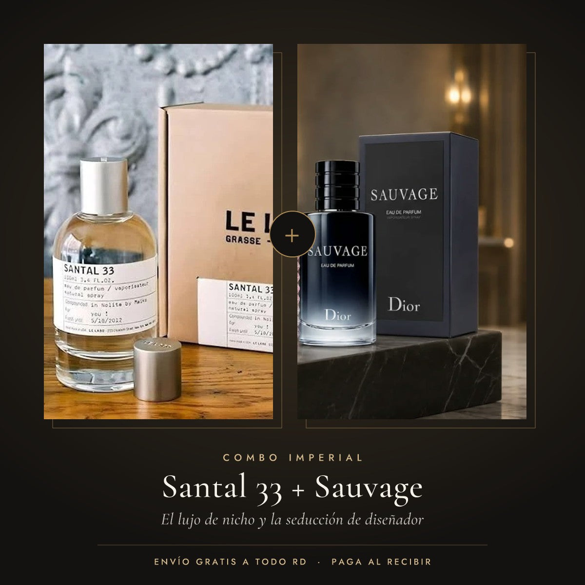 Combo Imperial: inspirados en Santal 33 y Sauvage