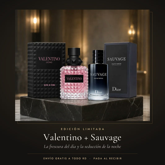 Kit Valentino Born in Roma + Dior Sauvage – Tienda Ungido de Dios